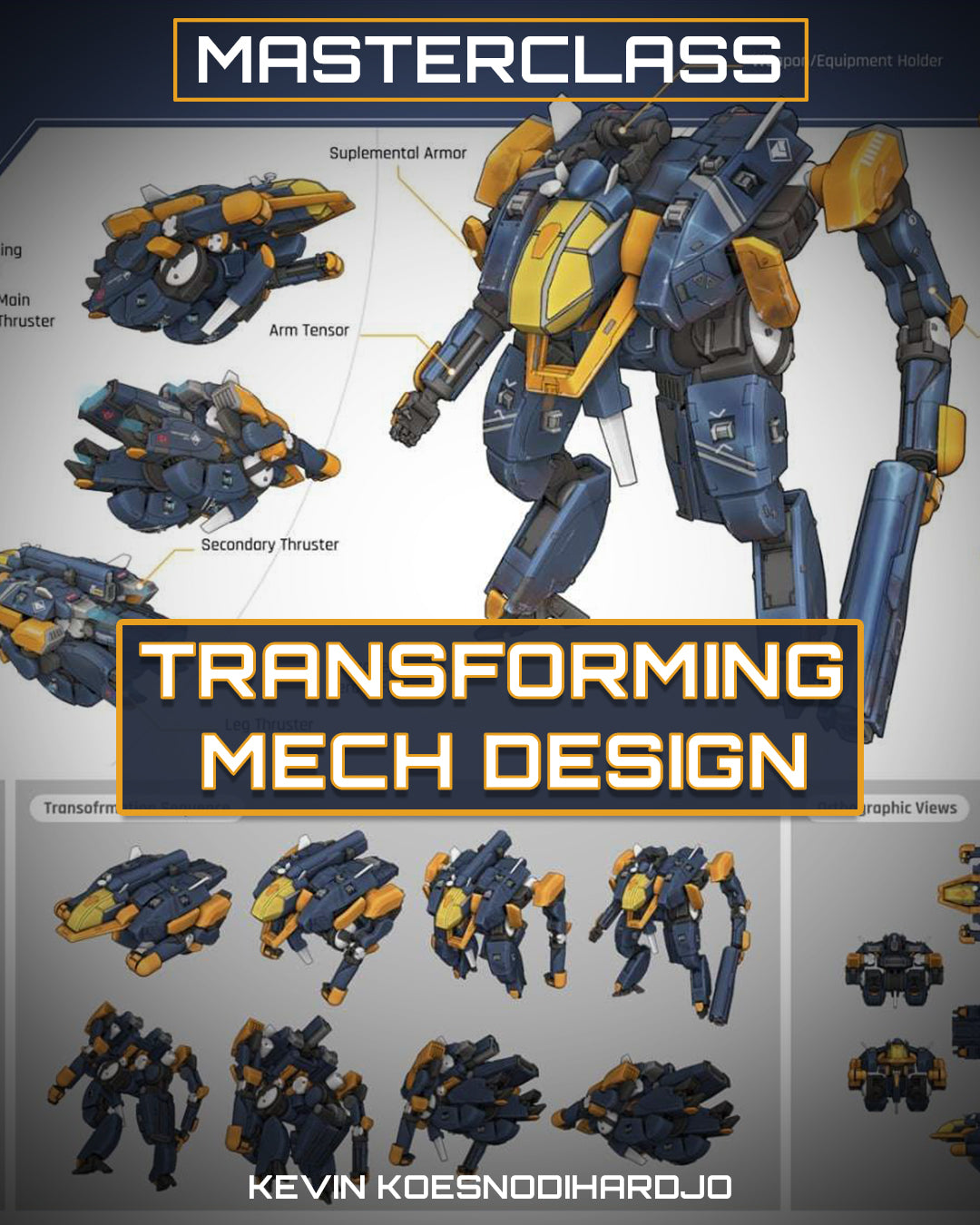 Transforming Mech Design in Photoshop and Blender