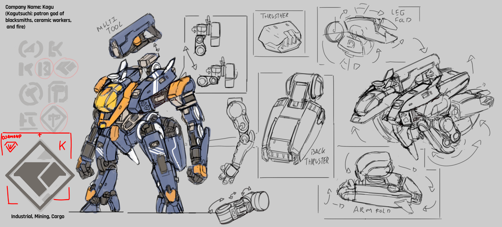 Transforming Mech Design in Photoshop and Blender