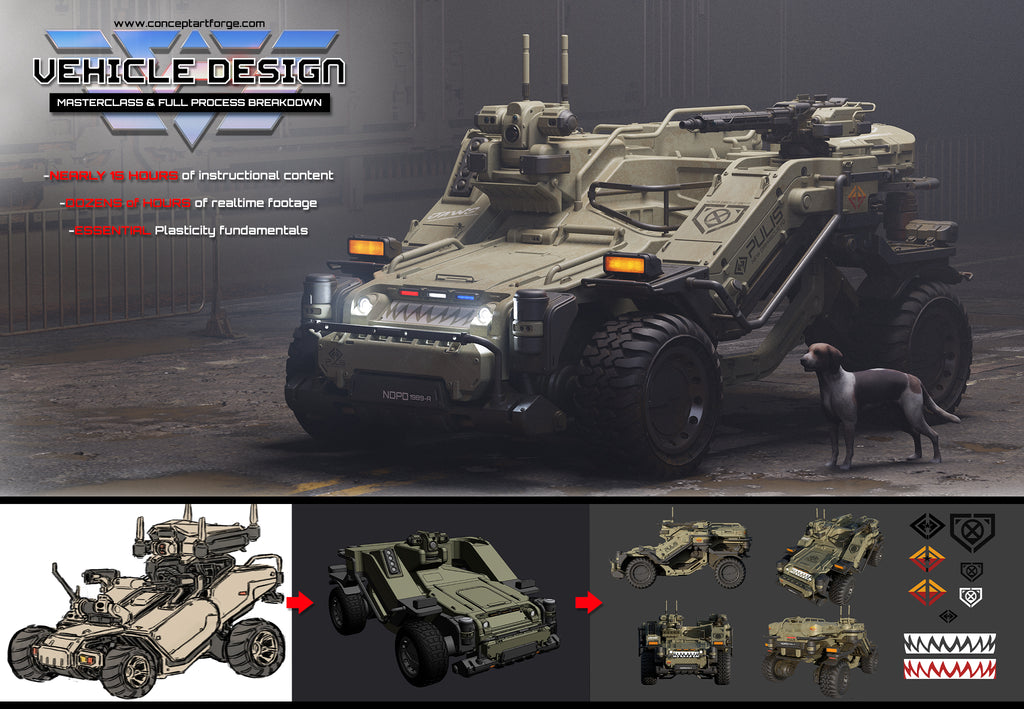 Vehicle Design in Blender & Plasticity